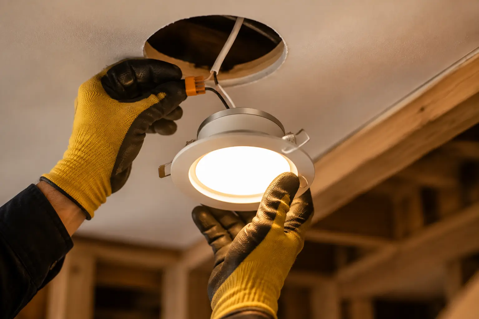lighting installation electrician for residential commercial and industrial properties in Niagara Falls Ontario
