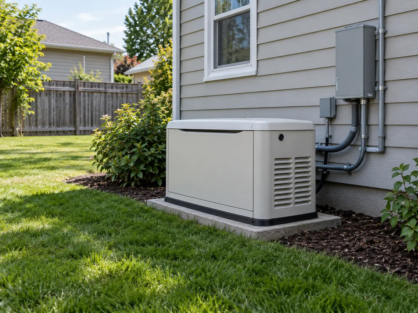 standby generator installation and electrical connection in Niagara Falls Ontario